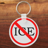 "NO ICE" Keychain キーホルダー (正面)