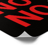 No ICE No Camps No Kings DOWNLOAD Sign Poster ポスター (角)