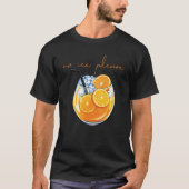 No Ice Please Drink Illustration Tシャツ (正面)