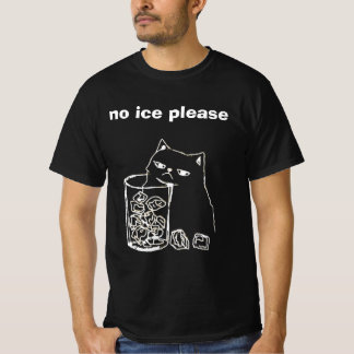 no ice please tシャツ