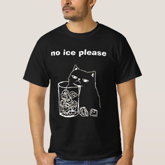 no ice please tシャツ (正面)