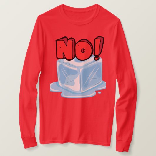 No Ice Tshirt Tシャツ (デザイン正面)