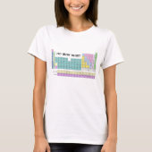 No Iron Periodic Table Science Tシャツ (正面)