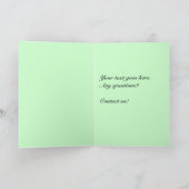 No Jazz 1920年代ジャズ時代のヴィンテージ楽譜カバー カード (内部)