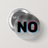 NO JUST 缶バッジ (正面&裏面)