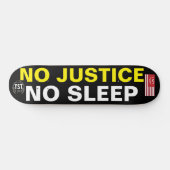 NO JUSTICE NO SLEEP JMT USA スケートボード (横)