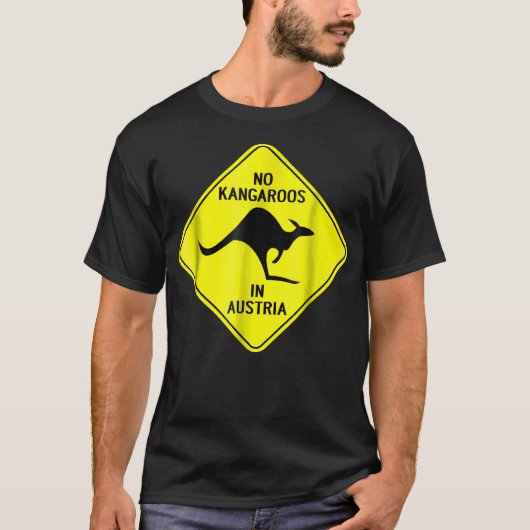 No Kangaroos In Austria Tシャツ (正面)