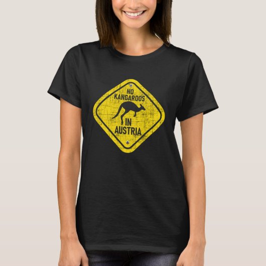 No Kangaroos In Austria Zookeeper Wildlife Animal Tシャツ (正面)