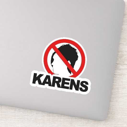 「NO KARENS」ビニールカスタムカットシール シール (詳細)