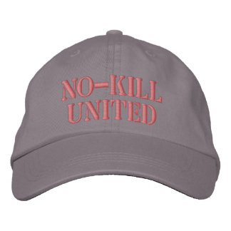 NO-KILL 統一された : HAT-SBC 刺繍入りキャップ