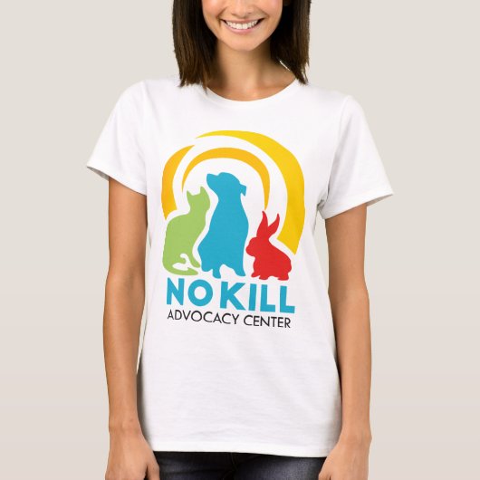 No Kill Advocacy Center女性用Tシャツ Tシャツ (正面)