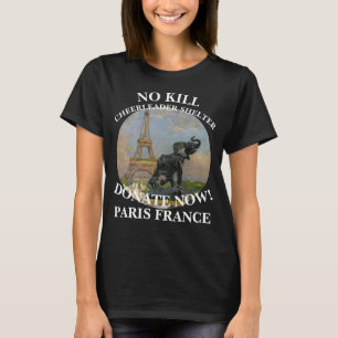 NO KILL CHELEADER SHELTERパリフランス Tシャツ