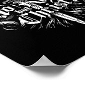 No King But Christ Christian Faith Jesus Religious ポスター (角)