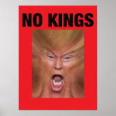 NO KING Dump Trump ポスター (正面)