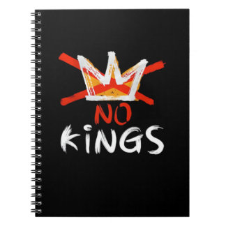 No King Funny Quote Retro Creative Style ノートブック