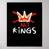 No King Funny Quote Retro Creative Style ポスター (正面)