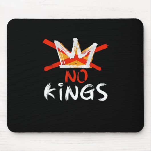 No King Funny Quote Retro Creative Style マウスパッド (正面)