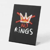 No King Funny Quote Retro Creative Style 台座サイン (正面)