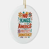 No King In America American Democracy  セラミックオーナメント (右)