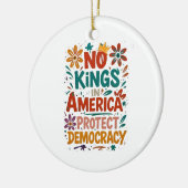 No King In America American Democracy  セラミックオーナメント (左)
