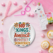 No King In America American Democracy ペーパープレート (パーティー)