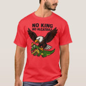 NO KING NO ALCATRAZ Tシャツ (正面)