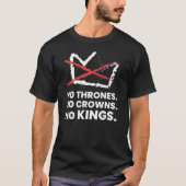 NO KING PROTEST Tシャツ (正面)