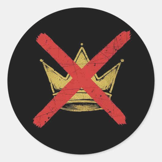 NO KING"S ステッカー (正面)