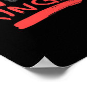 No King Simple Clean Design ポスター (角)