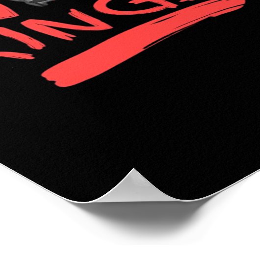 No King Simple Clean Design ポスター (角)