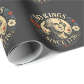 No King Since 1776 American Democracy Protest ラッピングペーパー (ロールコーナー)