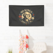 No King Since 1776 American Democracy Protest 横断幕 (インサイチュ)