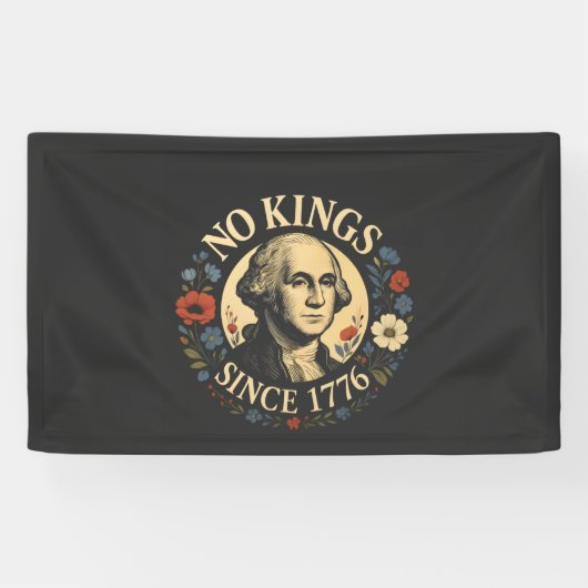 No King Since 1776 American Democracy Protest 横断幕 (横)