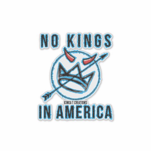 No King Turq シール (正面)