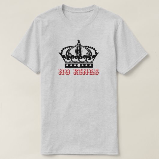 No Kings2 Tシャツ (デザイン正面)