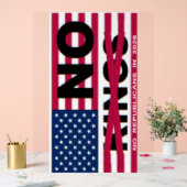 "NO kings"  アクリルサイン (ウェディング)