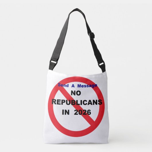 NO KINGS クロスボディバッグ (正面)