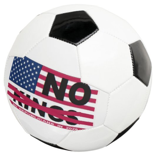 "NO kings" サッカーボール (3/4)