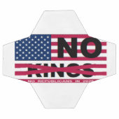 "NO kings" サッカーボール (フラット)