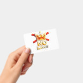 NO KINGS  バッジ (手持ち)