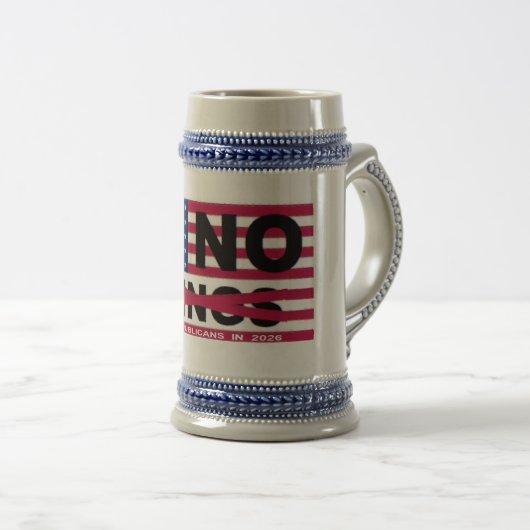 NO KINGS ビールジョッキ (正面右)