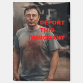 NO KINGS マグネット (正面)