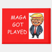 NO kings マグネット (正面)