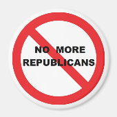 NO KINGS マグネット (正面)