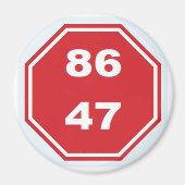 NO KINGS マグネット (正面)