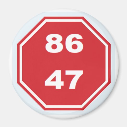 NO KINGS マグネット (正面)