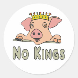 No Kings ラウンドシール