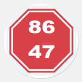 NO KINGS ラウンドシール (正面)