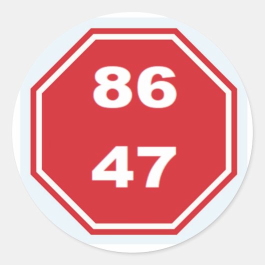 NO KINGS ラウンドシール (正面)