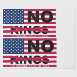 NO KINGS ラッピングペーパー